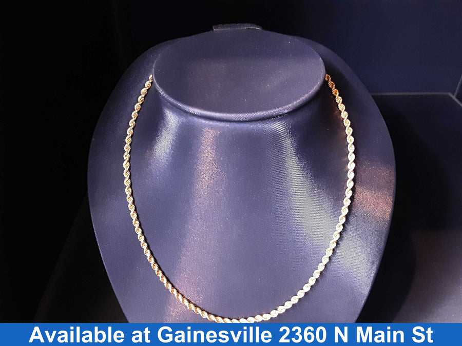Rope Chain - Yellow Gold 14k (.585) 14.5 grams 24 inch