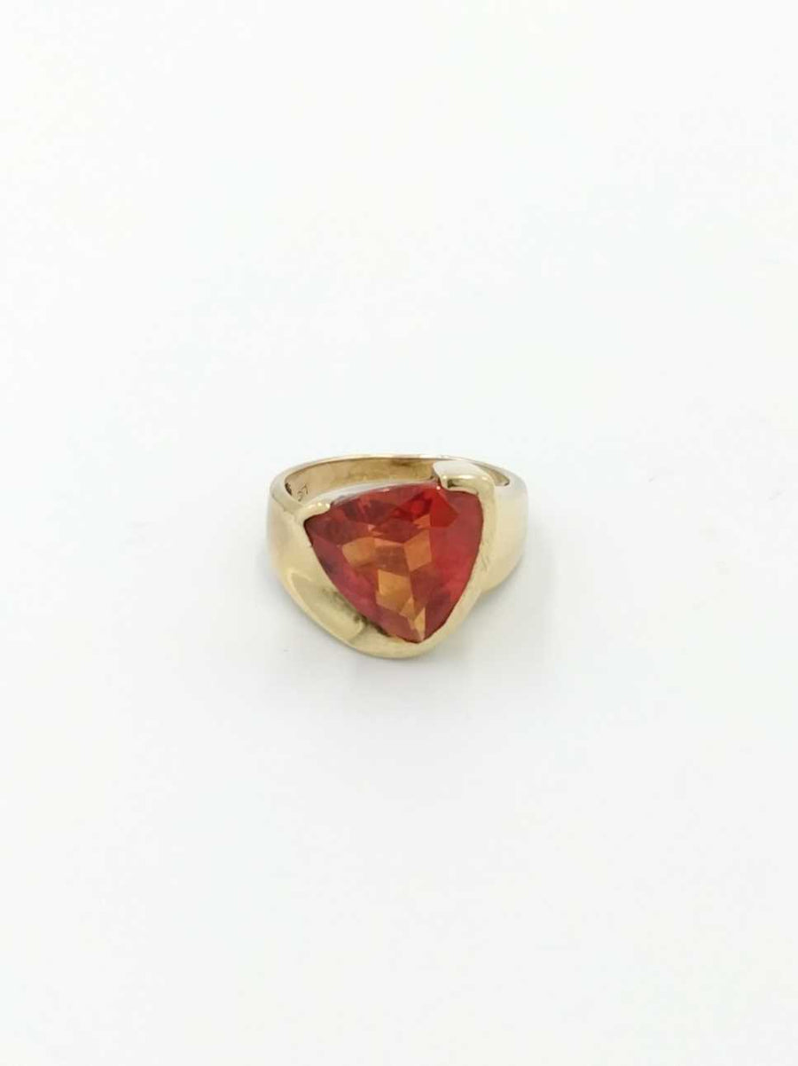 Women's Ring - Yellow Gold 10k (.417) 5.2 grams Size 7.5