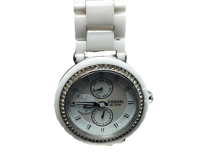 Fossil Ce1008 White Regular Watch