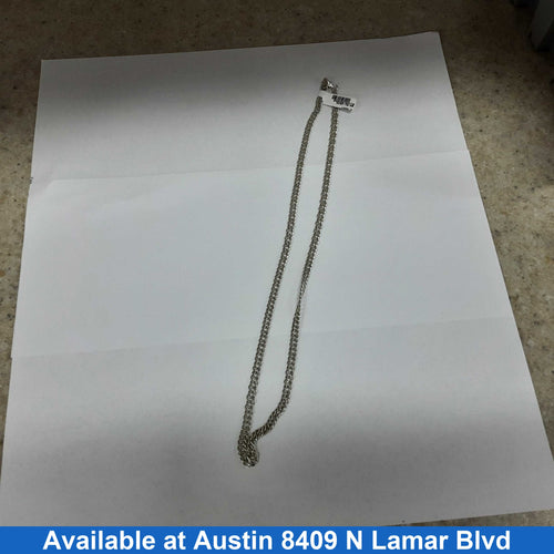 Cuban Link Chain - Silver 15.3 grams 22 inch