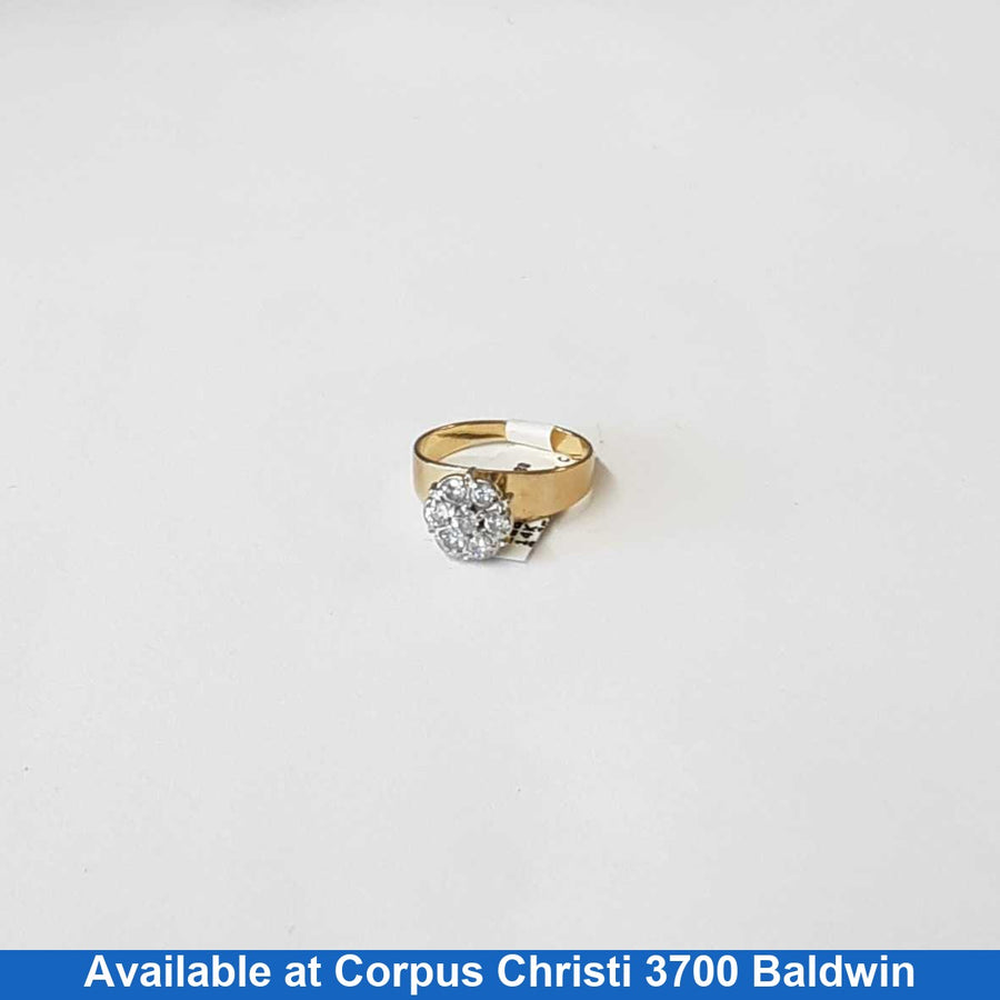 Women's Ring - Yellow Gold 14k (.585) 3.3 grams Size 7