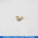 Women's Ring - Yellow Gold 14k (.585) 3.3 grams Size 7