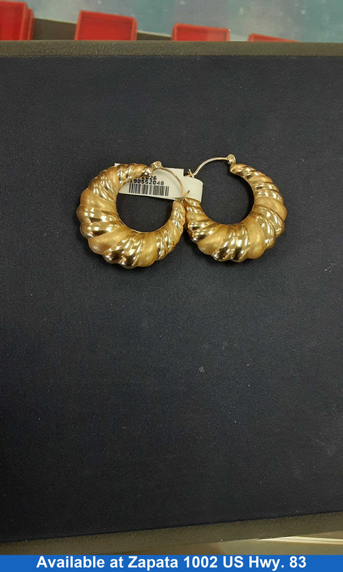 Shrimp Earrings - Yellow Gold 14k (.585) 6.9 grams