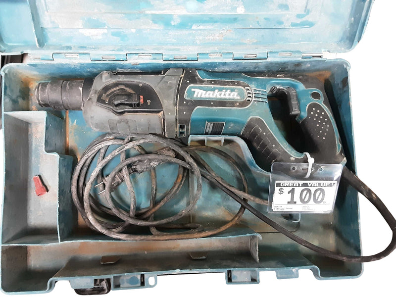 Makita Hr2475 Blue Corded Hammer Drill