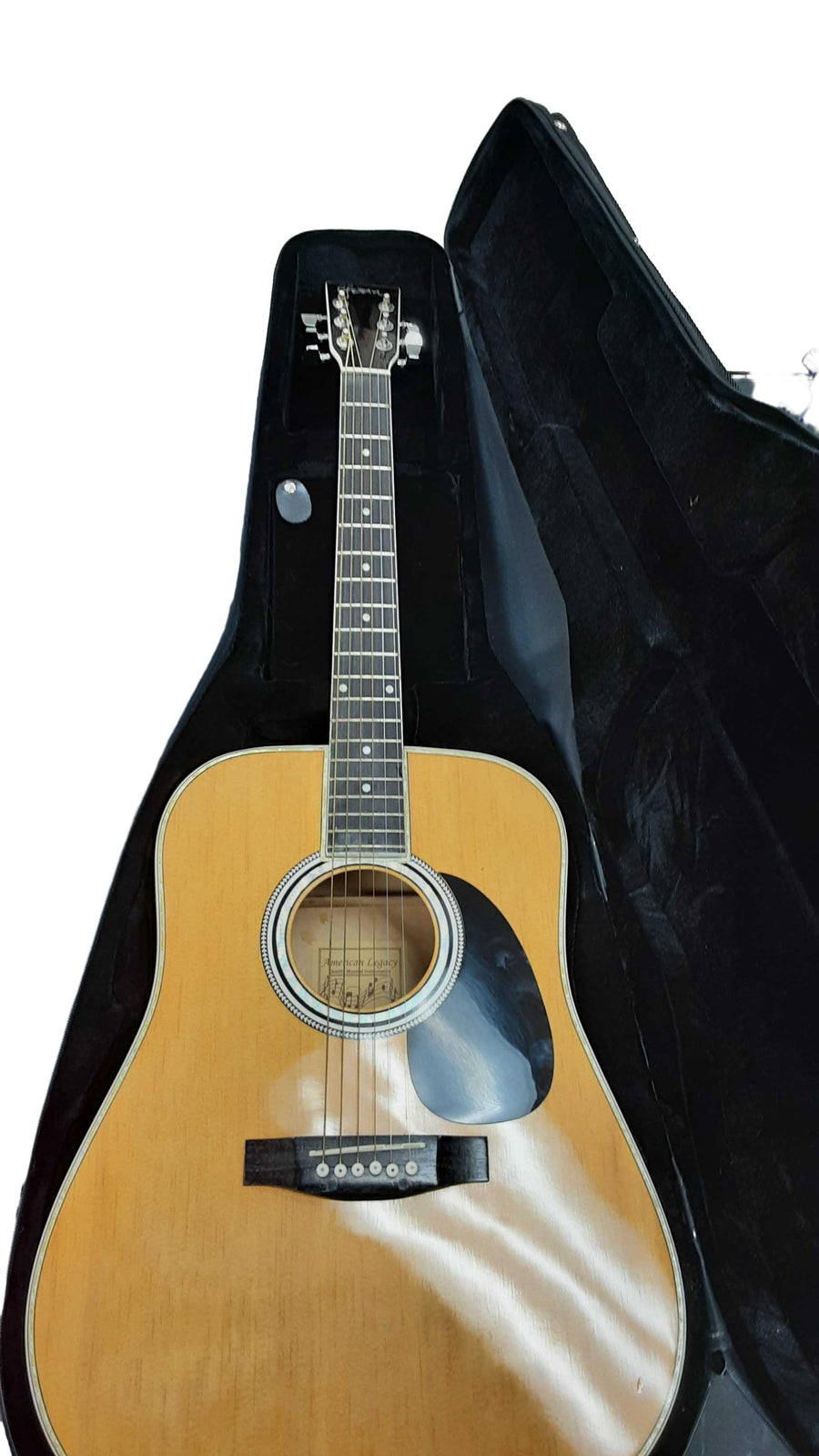 American Legacy Al-100 Beige / Tan Acoustic / Electric Classic Guitar