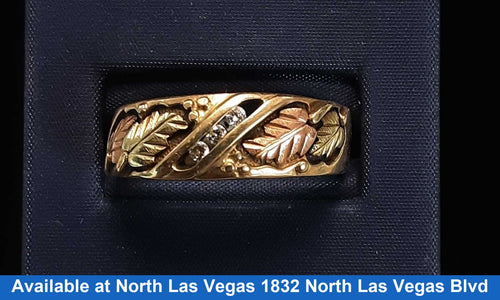 Women's Ring - Tricolor Gold 10k (.417) 4.1 grams Size 9