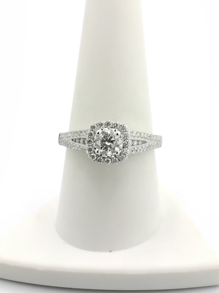 Women's Ring - White Gold 14k (.585) 4.4 grams Size 9
