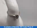 Women's Ring - White Gold 10k (.417) 1.2 grams Size 7.5