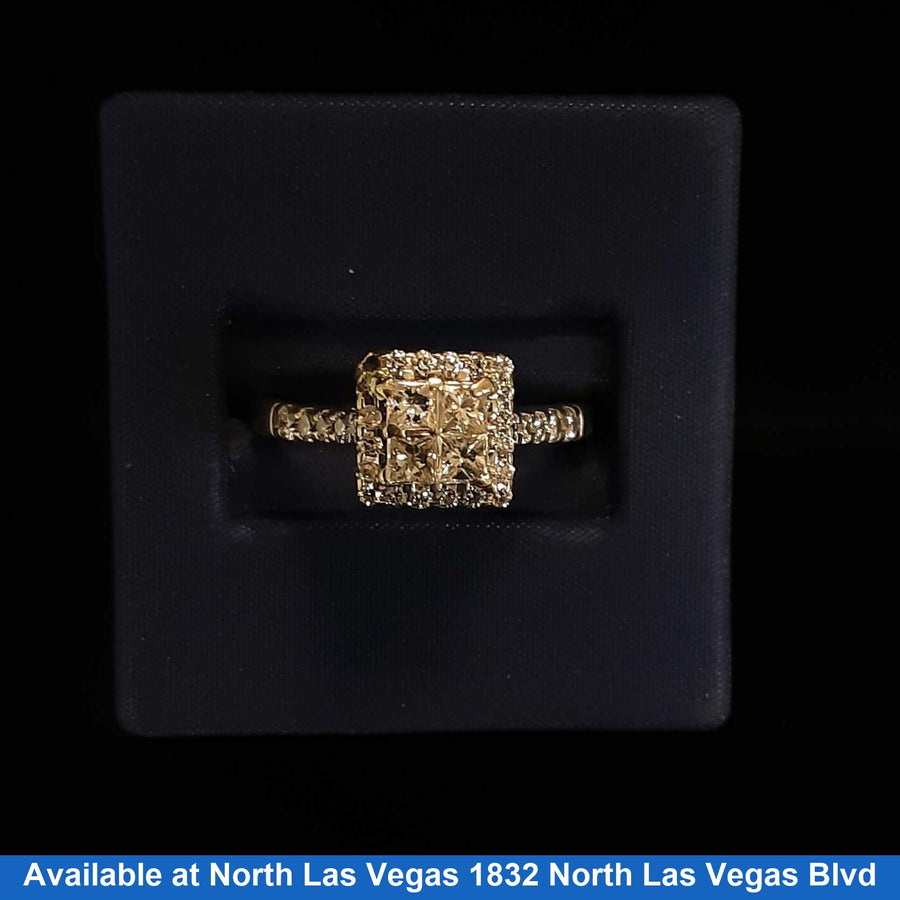 Ring - Engagement Set - White Gold 14k (.585) 5.1 grams Size 20