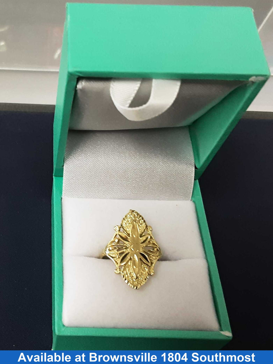 Women's Ring - Yellow Gold 14k (.585) 2.3 grams Size 8