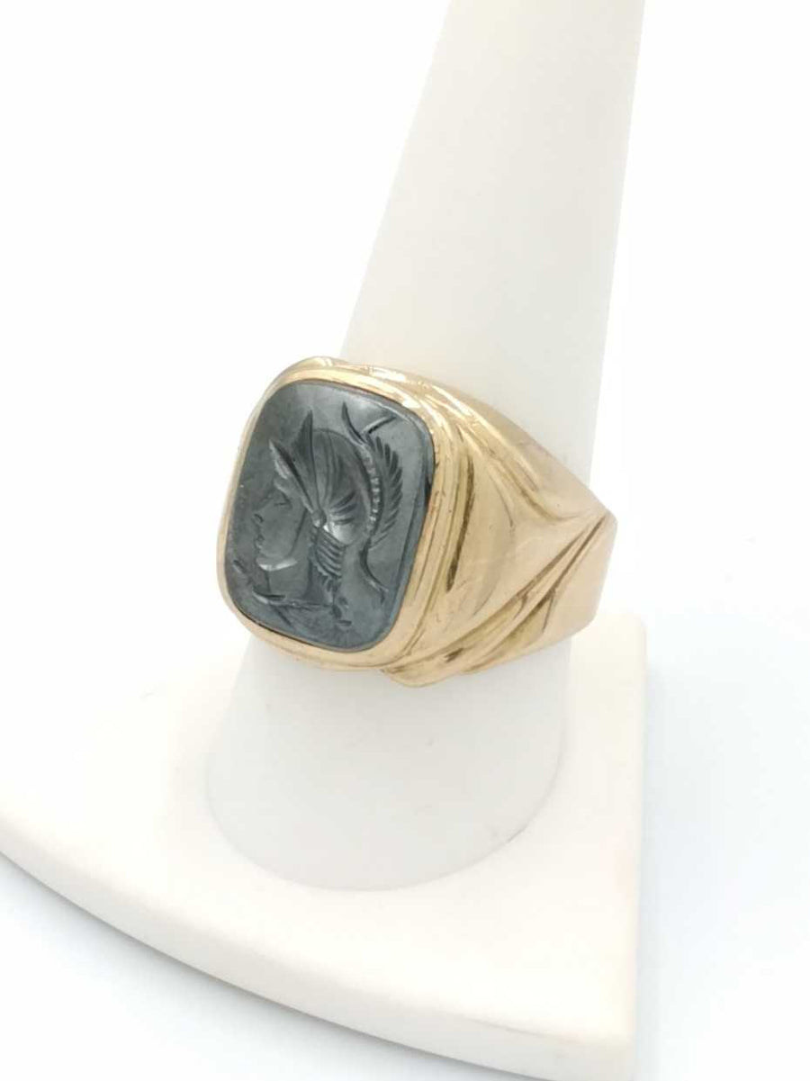 Men's Ring - Yellow Gold 10k (.417) 9.2 grams Size 7