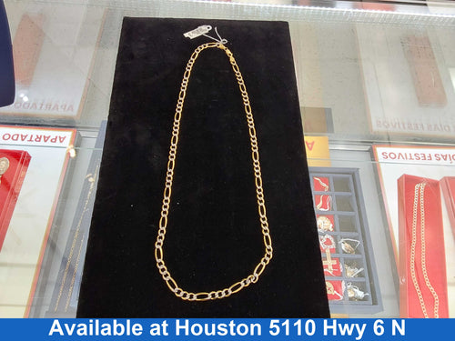Figaro Chain - Yellow Gold 14k (.585) 25.7 grams 22 inch