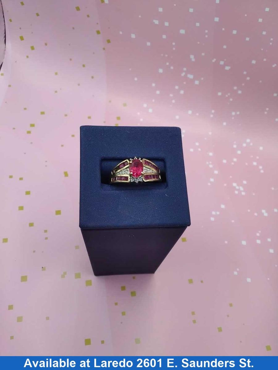 Women's Ring - Yellow Gold 10k (.417) 3.5 grams Size 10