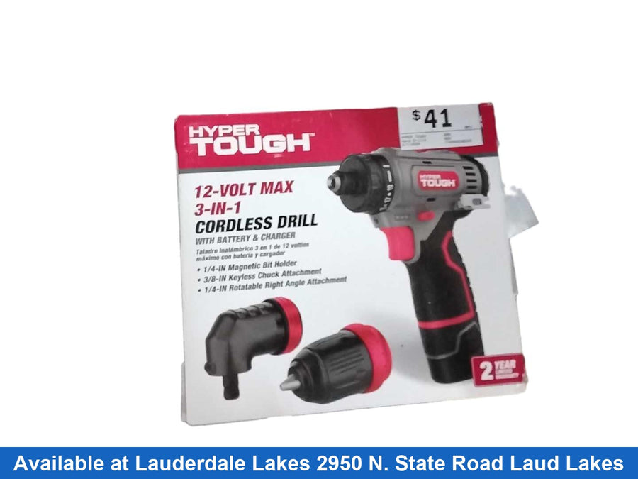 Hyper Tough Black Hand Drill