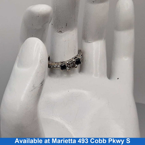Women's Ring - Anniversary - White Gold 14k (.585) 5.7 grams Size 8