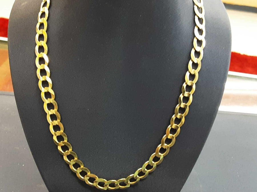 Cuban Link Chain - Yellow Gold 10k (.417) 25.6 grams 24 inch