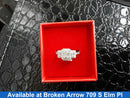 Women's Ring - White Gold 14k (.585) 4.7 grams Size 20