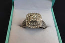Women's Ring - White Gold 10k (.417) 5.4 grams Size 8