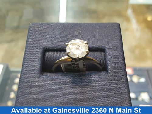 Women's Ring - Solitaire - Yellow Gold 14k (.585) 2.6 grams Size 9