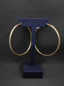 Bangle Earring Yellow Gold 10k (.417) 12.3 grams