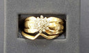 Ring - Engagement Set - Yellow Gold 14k (.585) 7.3 grams Size 9