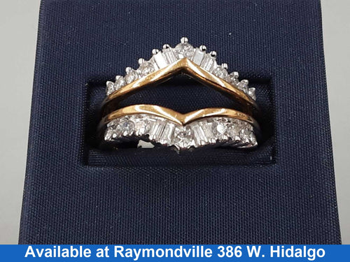 Women's Ring - Yellow Gold 14k (.585) 6 grams Size 7.5