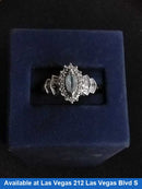 Women's Ring - White Gold 10k (.417) 2.7 grams Size 20