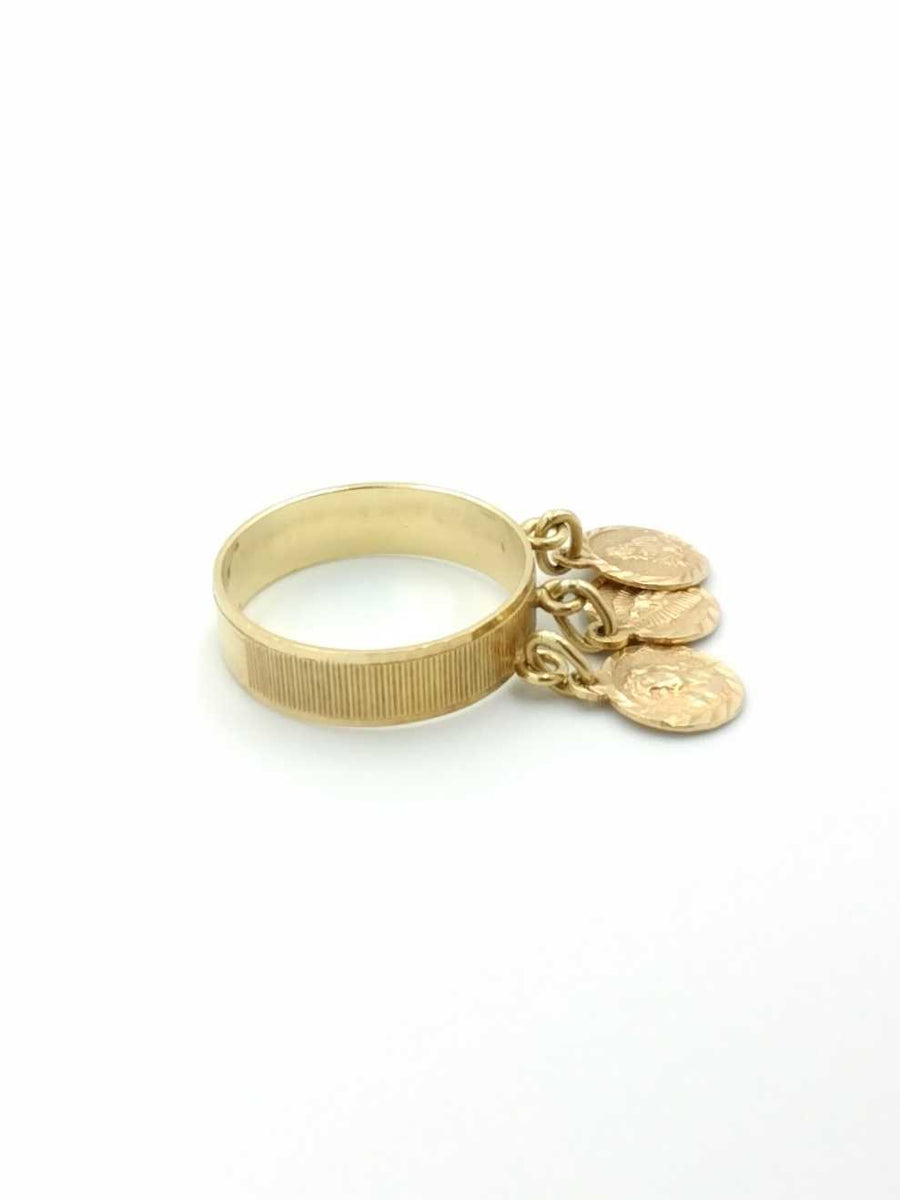 Women's Ring - Yellow Gold 14k (.585) 3.4 grams Size 7.5