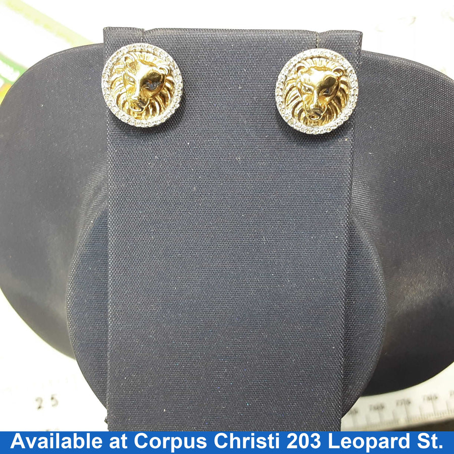 Double Stud Earring - Yellow Gold 10k (.417) 3 grams