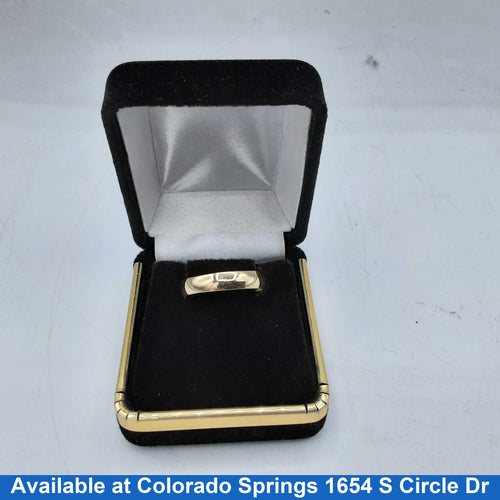 Ring - Wedding Band - Yellow Gold 14k (.585) 2.2 grams Size 9