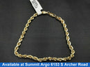 Rope Bracelet - Yellow Gold 14k (.585) 10.1 grams 8 inch