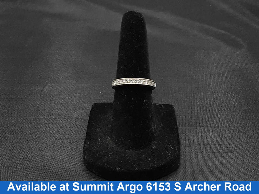 Ring - Wedding Band - White Gold 14k (.585) 2.5 grams Size 5