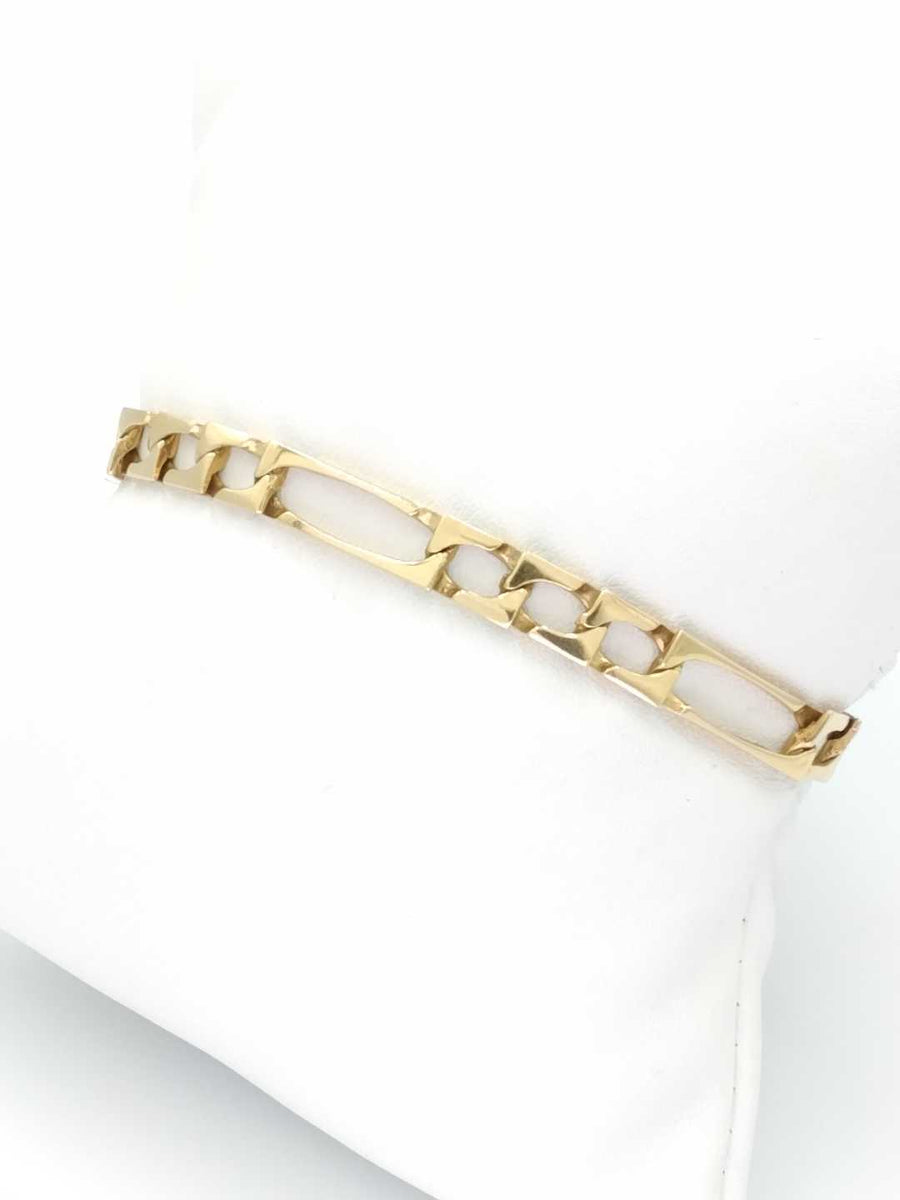 Link Bracelet - Yellow Gold 14k (.585) 12.5 grams 8 inch