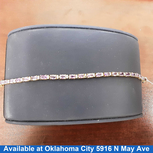 Tennis Bracelet - Yellow Gold 14k (.585) 9.6 grams 8 inch