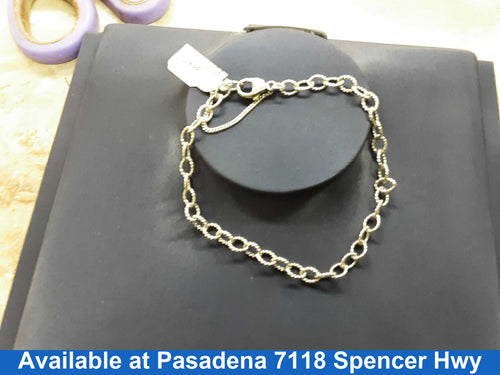 Cable Bracelet - Silver 5.3 grams 8 inch
