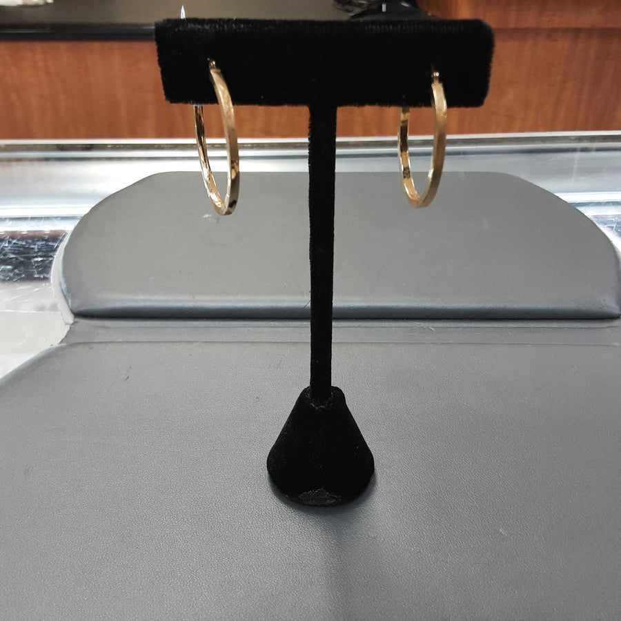 Bangle Earrings - Yellow Gold 14k (.585) 1.2 grams