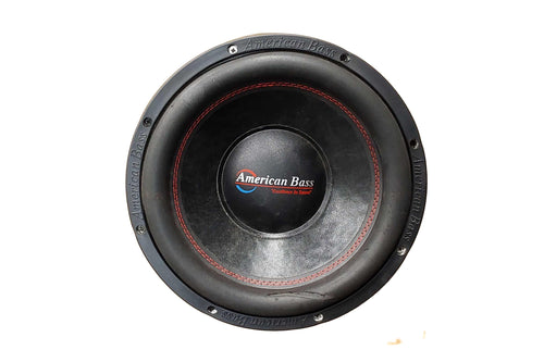 American Bass 12 Beige / Tan Car Sub-Woofer