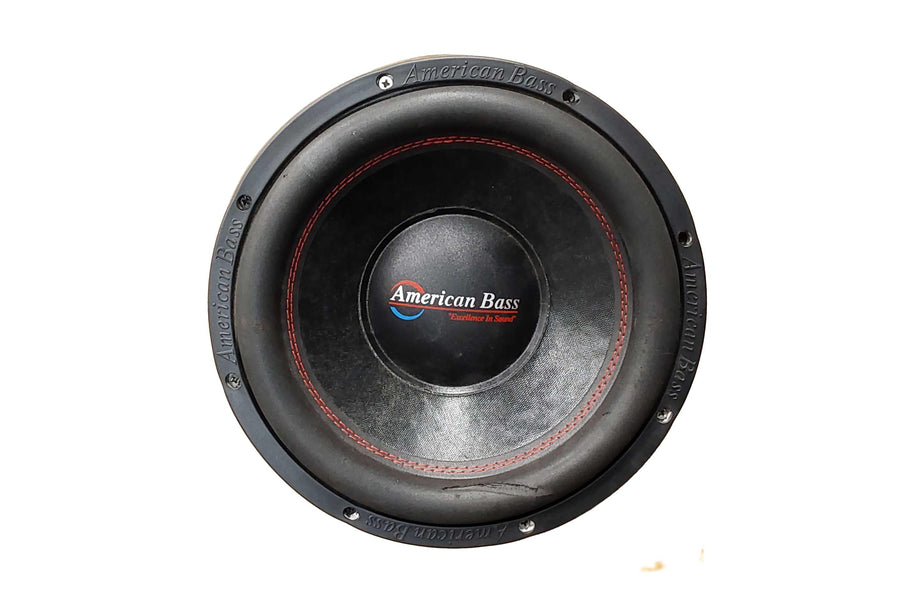 American Bass 12 Beige / Tan Car Sub-Woofer
