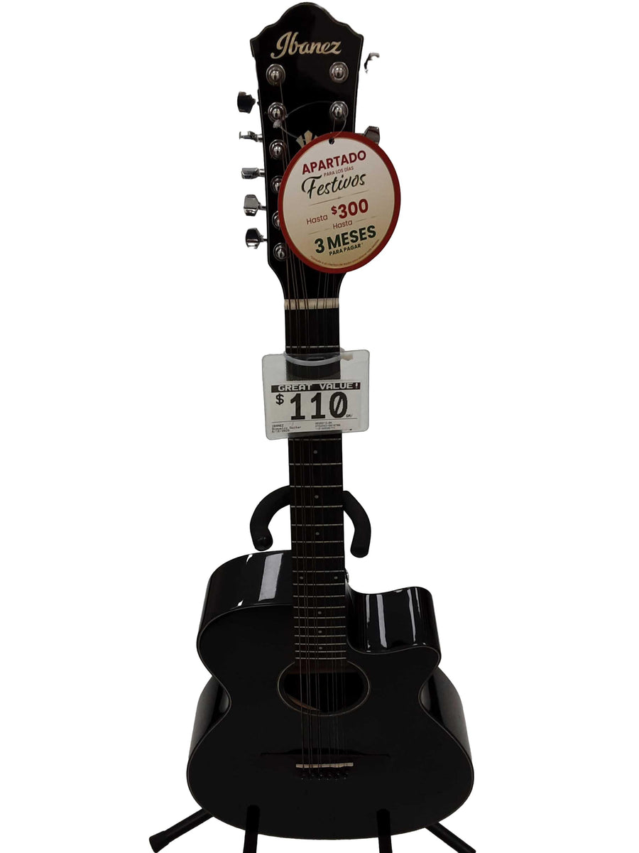 Ibanez Aeg5012-bk Black Acoustic Classic Guitar