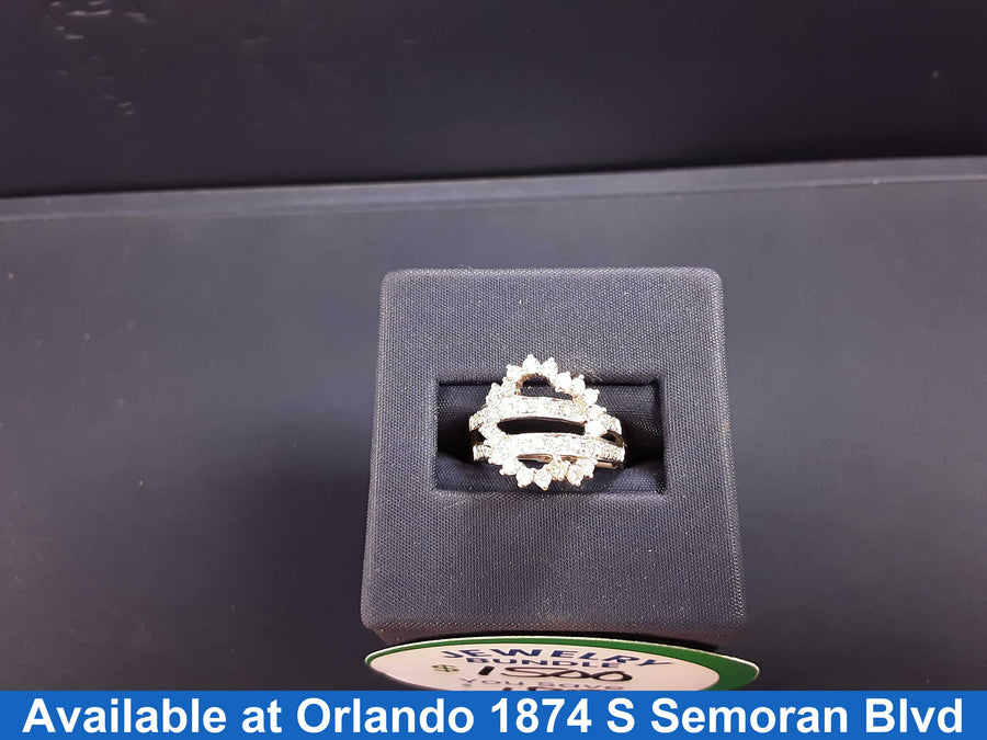 Women's Ring - White Gold 14k (.585) 4.7 grams Size 6.5