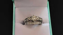 Ring - Engagement Set - White Gold 14k (.585) 6.4 grams Size 7