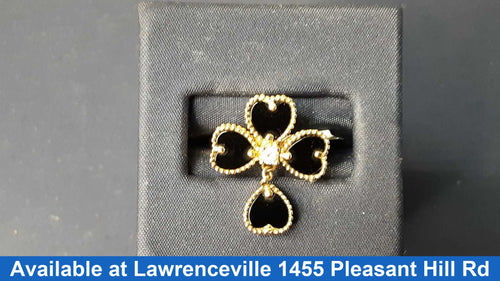 Women's Ring - Yellow Gold 14k (.585) 3.3 grams Size 7