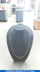 Rope Chain - Yellow Gold 14k (.585) 4.9 grams 22 inch