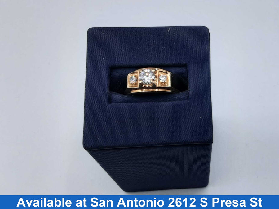 Women's Ring - Yellow Gold 10k (.417) 2.5 grams Size 8.5