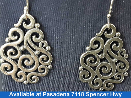 Jacket Earrings - Silver 7.1 grams