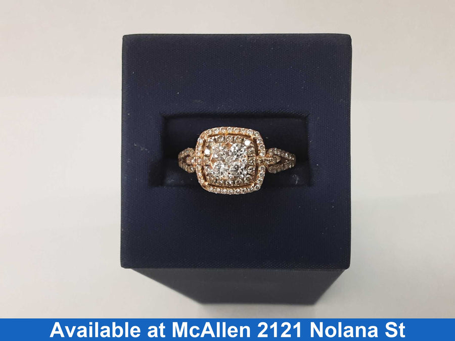 Ring - Engagement Set - Rose Gold 14k (.585) 3.5 grams Size 20
