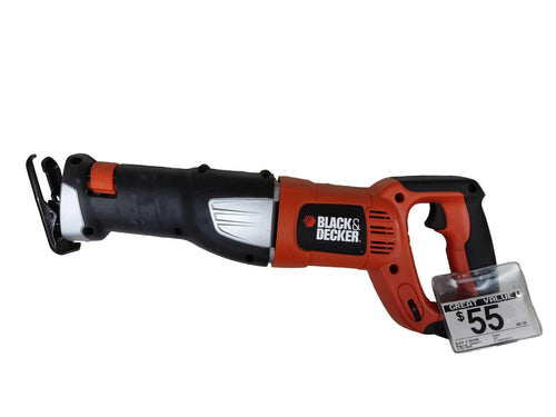 Black & Decker Rs600 Black Corded Reciprocating Saw
