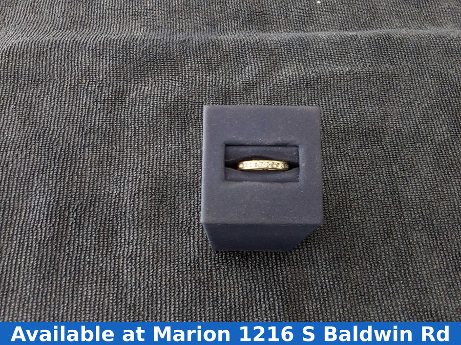 Women's Ring - Anniversary - Yellow Gold 14k (.585) 2 grams Size 8
