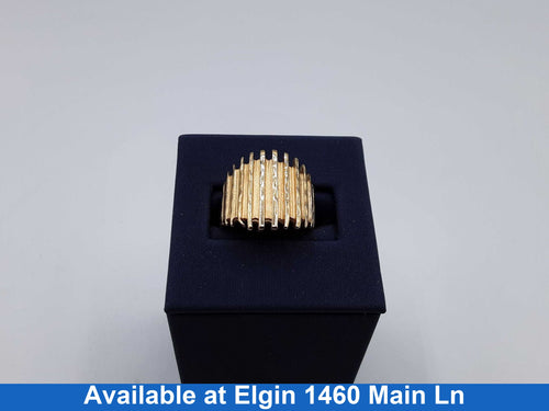 Women's Ring - Yellow Gold 14k (.585) 6 grams Size 8