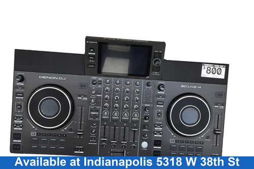 Denon Dj Sc Live 4 Black DJ Turntable